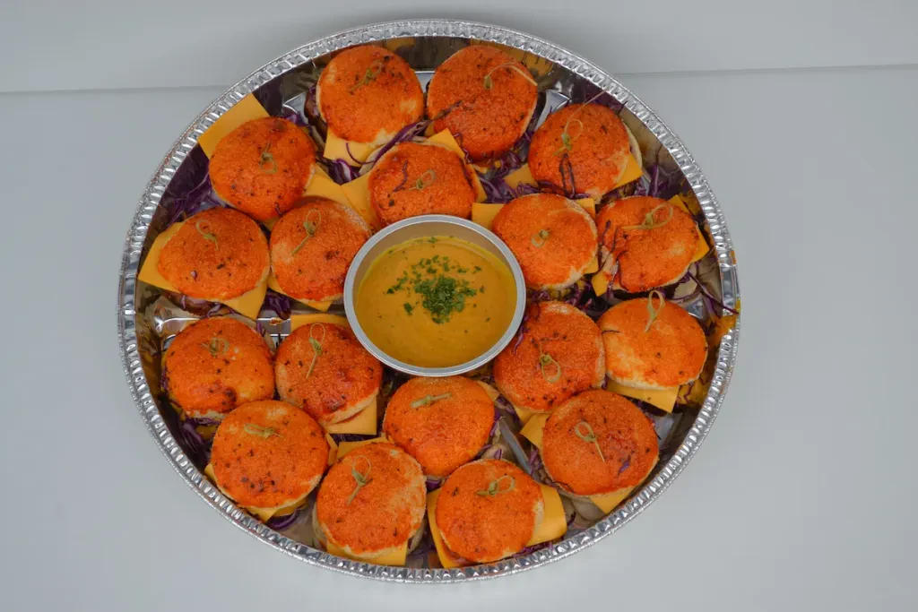 18 High Tea kip cheeseburgers voor in de oven