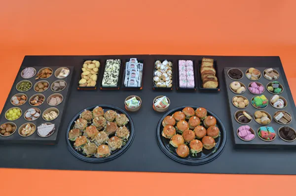 High tea met hapjes en plateau